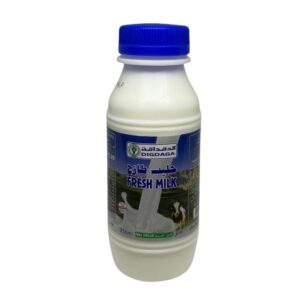 Bottle of Digdaga fresh cow milk
