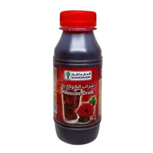 Bottle of Digdaga hibiscus (Karkadeh) drink